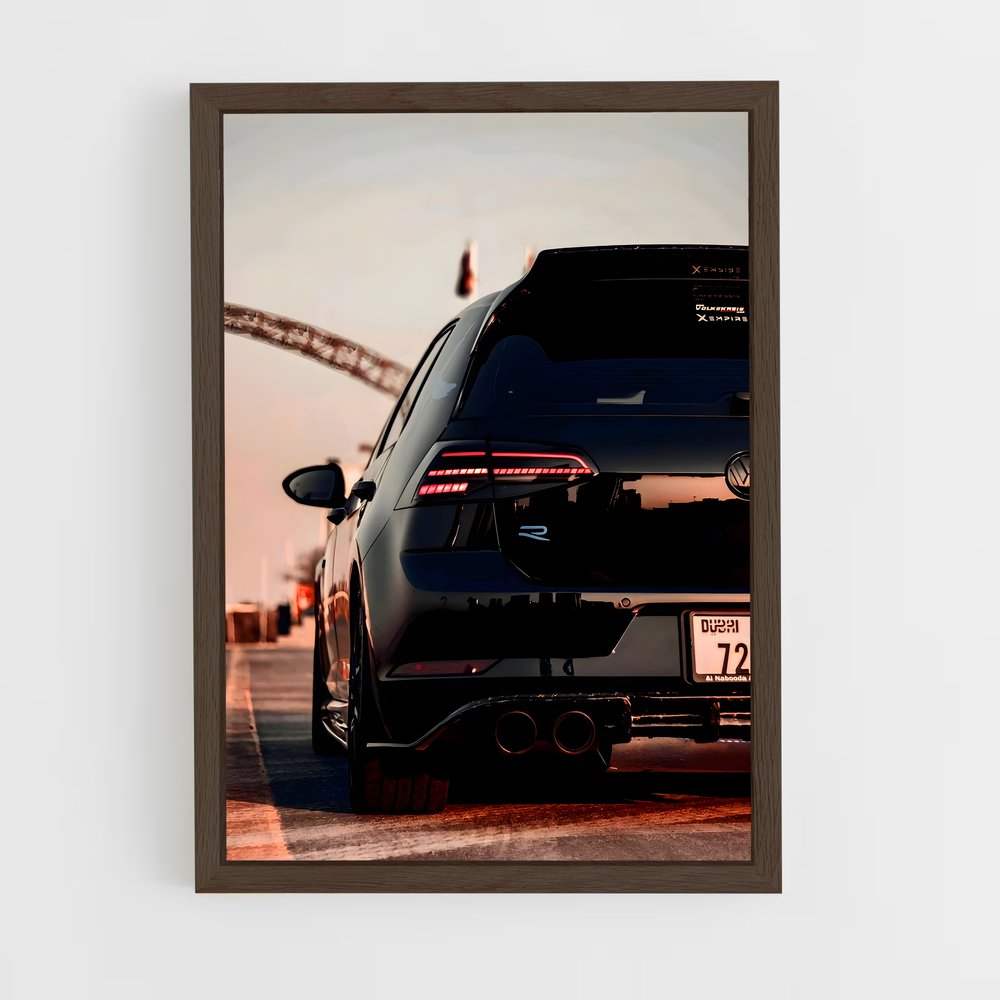 Poster Golf Élégance – affiche Volkswagen (vue 5)